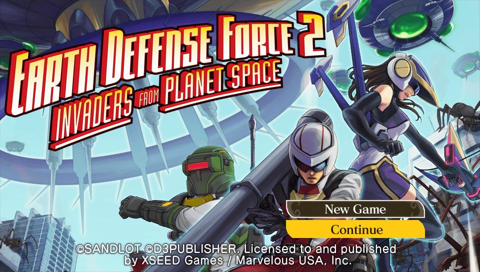 Earth Defense Force 2 - Invaders From Planet Space — sstitle (US)