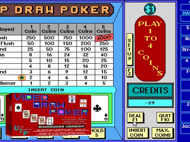 Video Poker Slot — mixrbv2 (WOR)