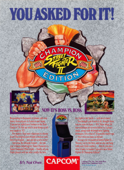 Street Fighter II' : Champion Edition — box-2D (US)