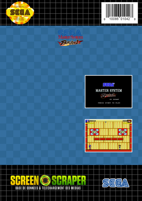 Sega Master System Brawl — box-2D-back (SS)