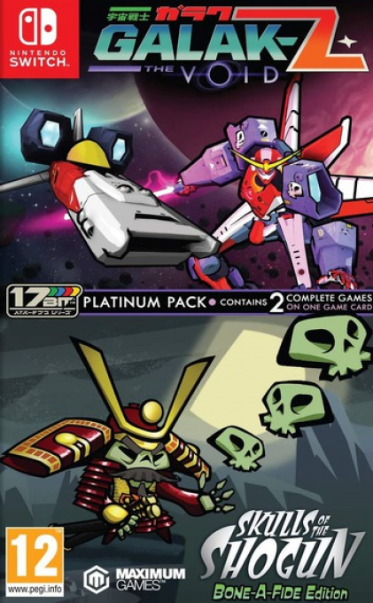 Galak-Z The Void & Skulls of the Shogun Bone a Fide Platinum Pack — box-2D (EU)