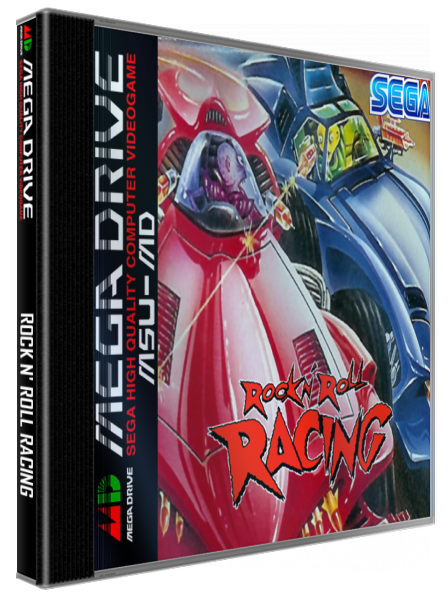 Rock n' Roll Racing — box-3D (WOR)