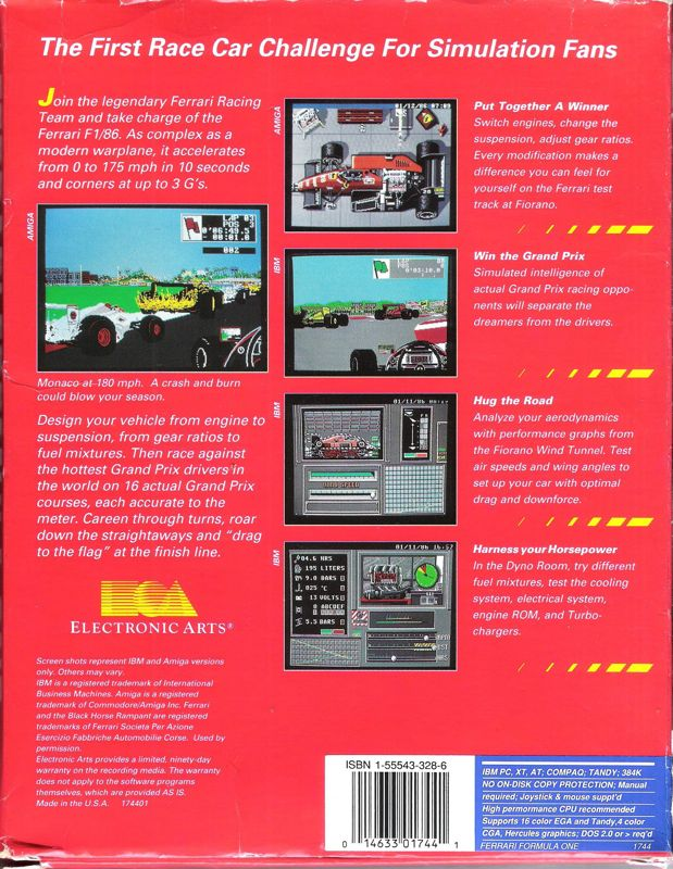 Ferrari Formula One — box-2D-back (US)