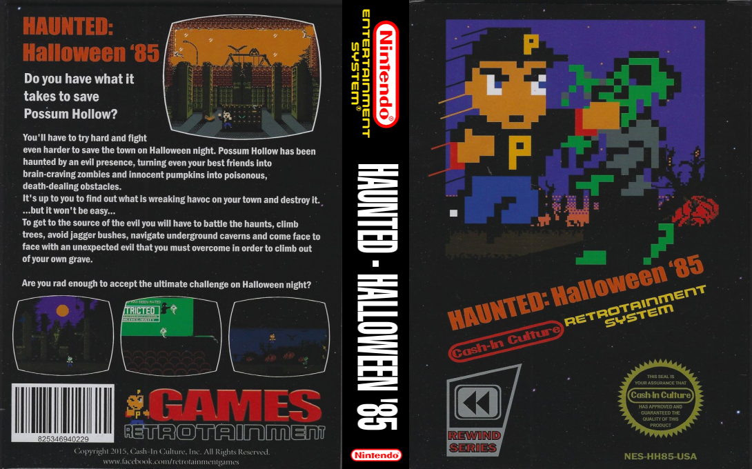 Haunted - Halloween '85 — box-texture (WOR)