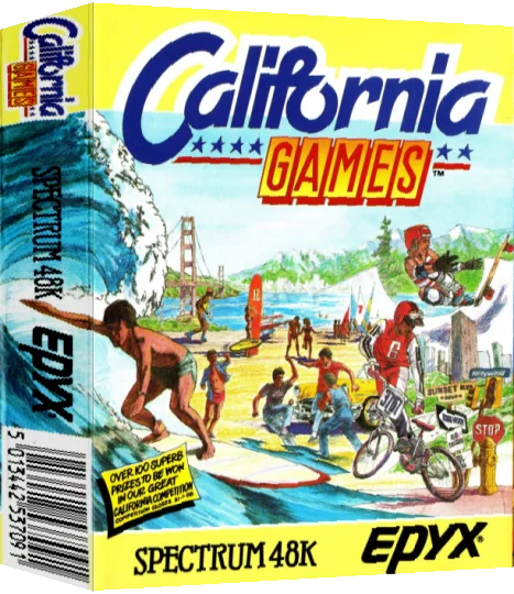 California Games — box-3D (EU)