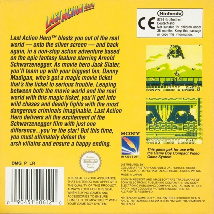 Last Action Hero — box-2D-back (EU)