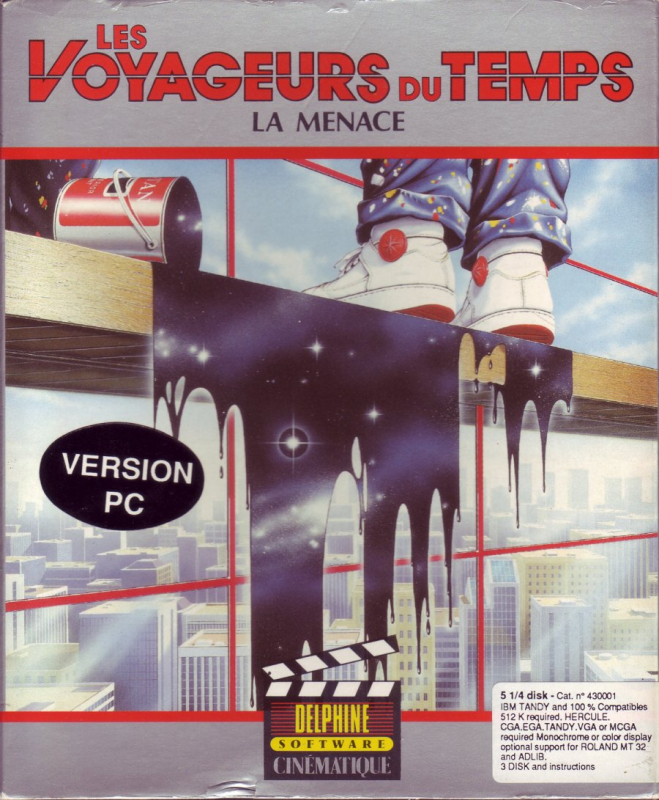 Future Wars - Adventures in Time — box-2D (FR)