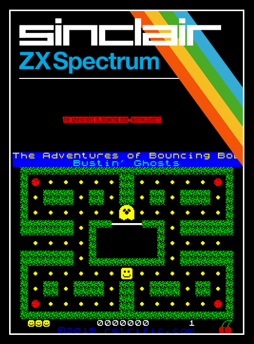 Adventures of Bouncing Bob - Bustin' Ghosts, The box art