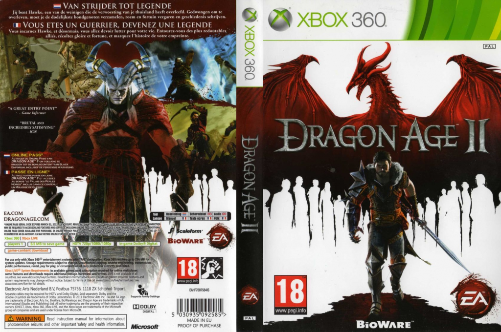 Dragon Age II — box-texture (EU)