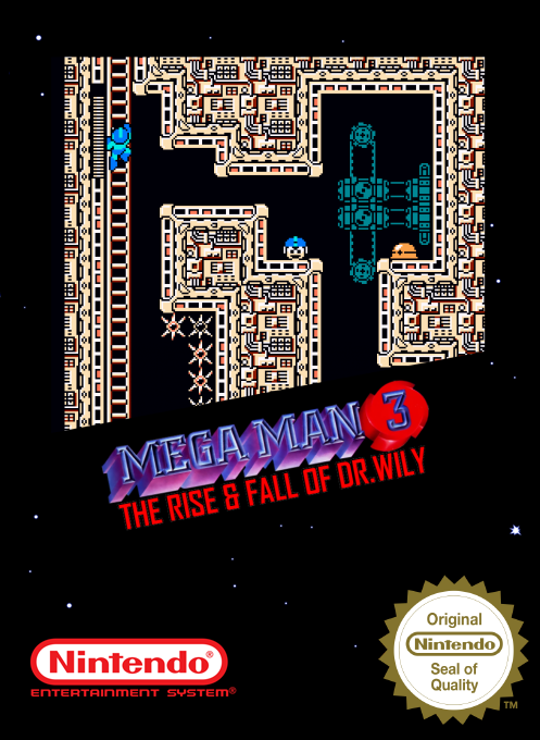 MegaMan III : The Rise & Fall of Dr.Wily box art