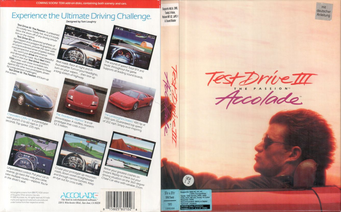 Test Drive 3 The Passion — box-texture (EU)
