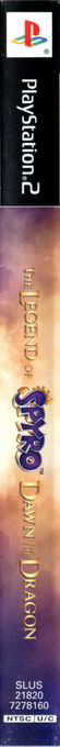 Legend of Spyro, The - Dawn of the Dragon — box-2D-side (US)