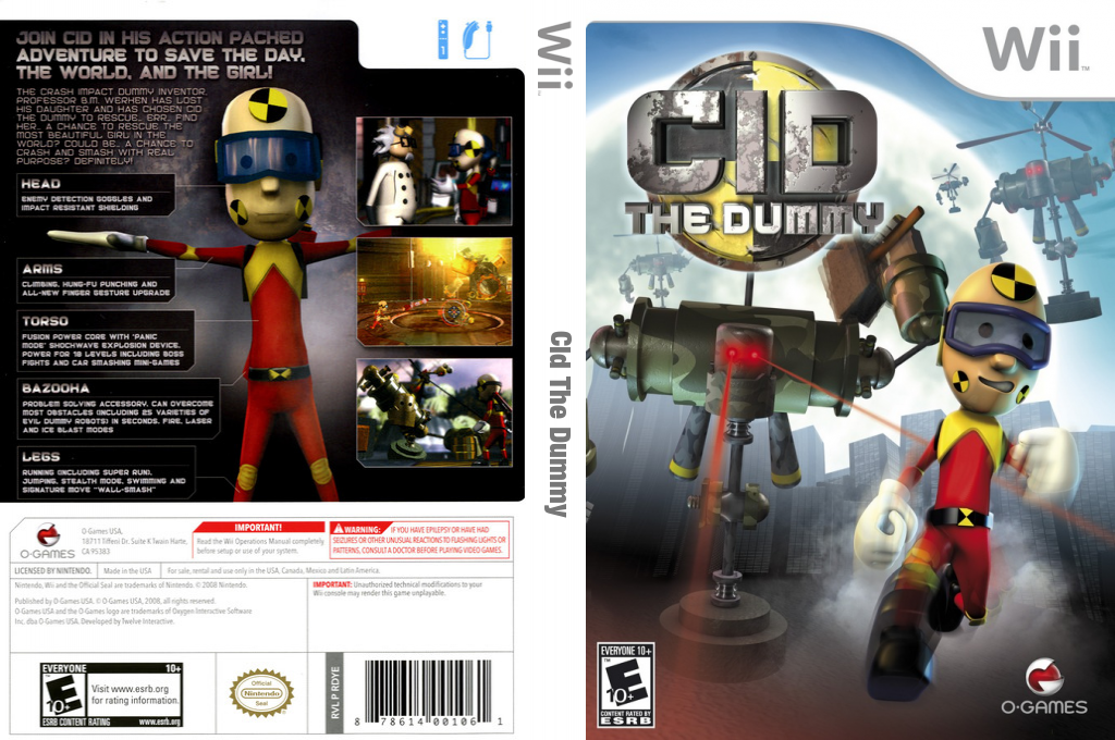 CID the Dummy — box-texture (US)