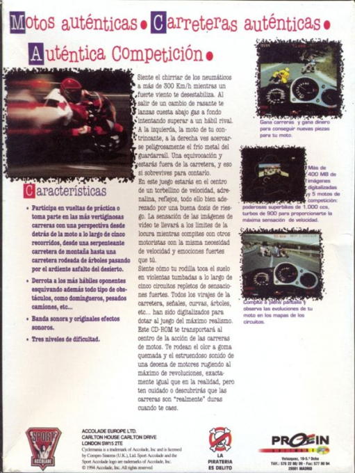 Cyclemania — box-2D-back (SP)