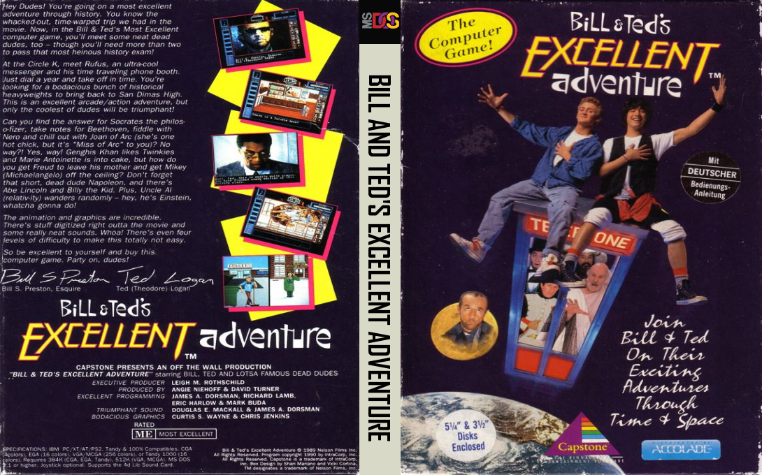 Bill And Ted's Excellent Adventure — box-texture (EU)