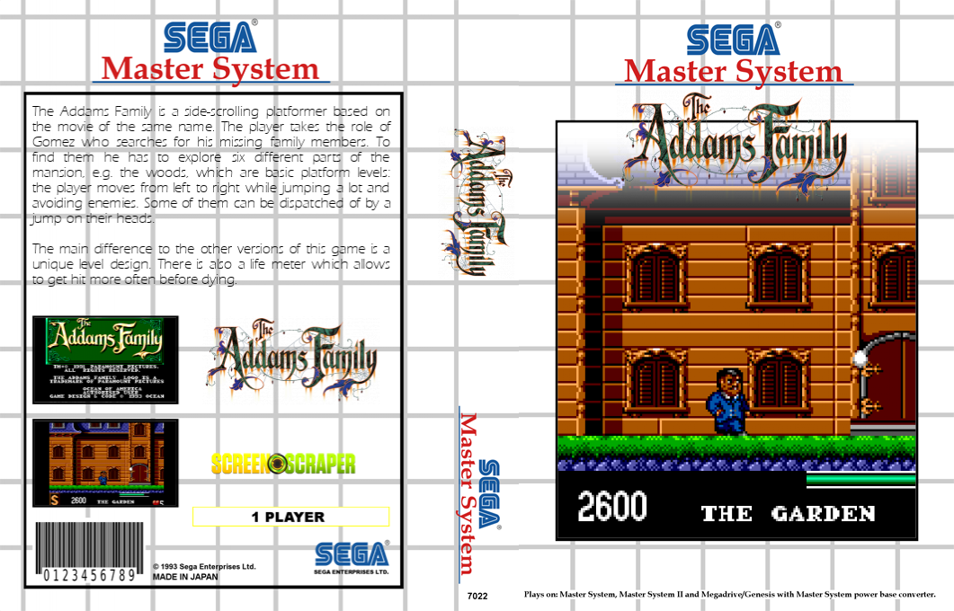 Addams Family, The — box-texture (SS)