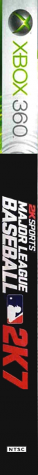 Major League Baseball 2K7 — box-2D-side (US)