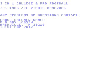 3 in 1 College & Pro Football — sstitle (WOR)