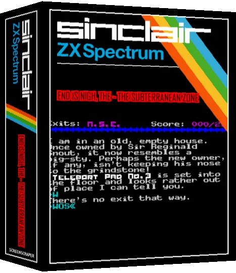 The End Is Nigh : The Subterranean Zone — box-3D (SS)