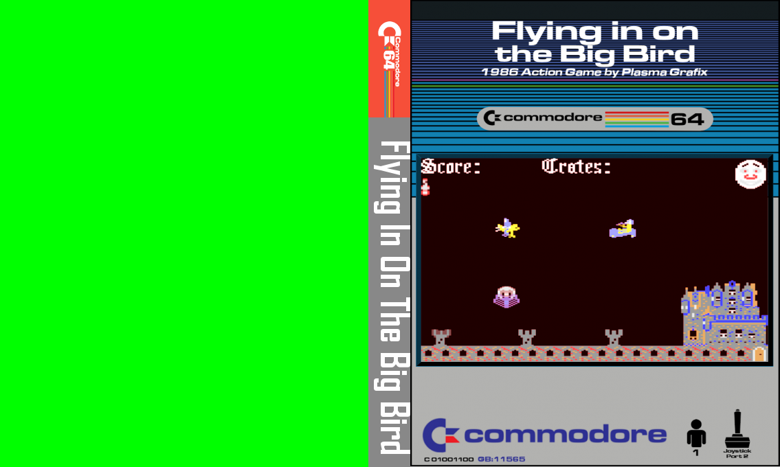 Flying in on the Big Bird — box-texture (CUS)