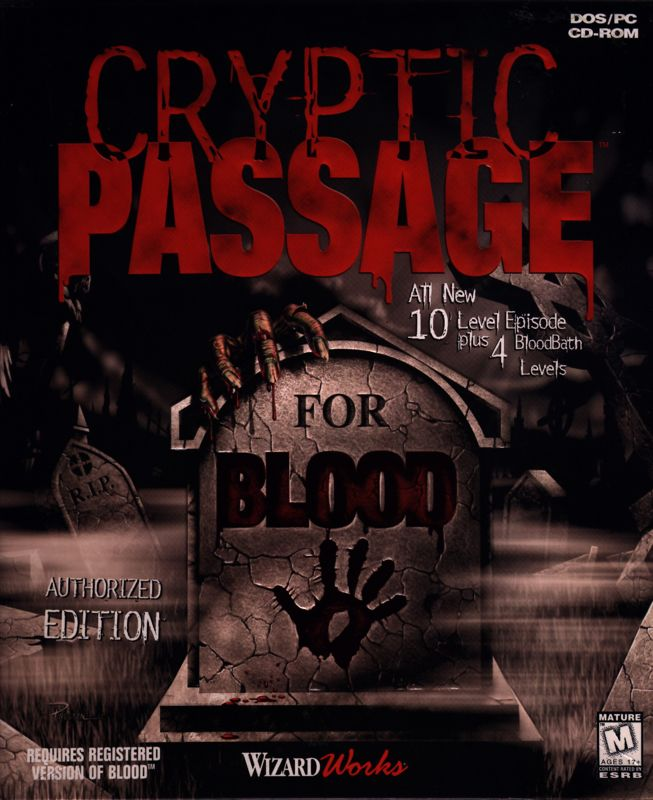 Cryptic Passage For Blood box art