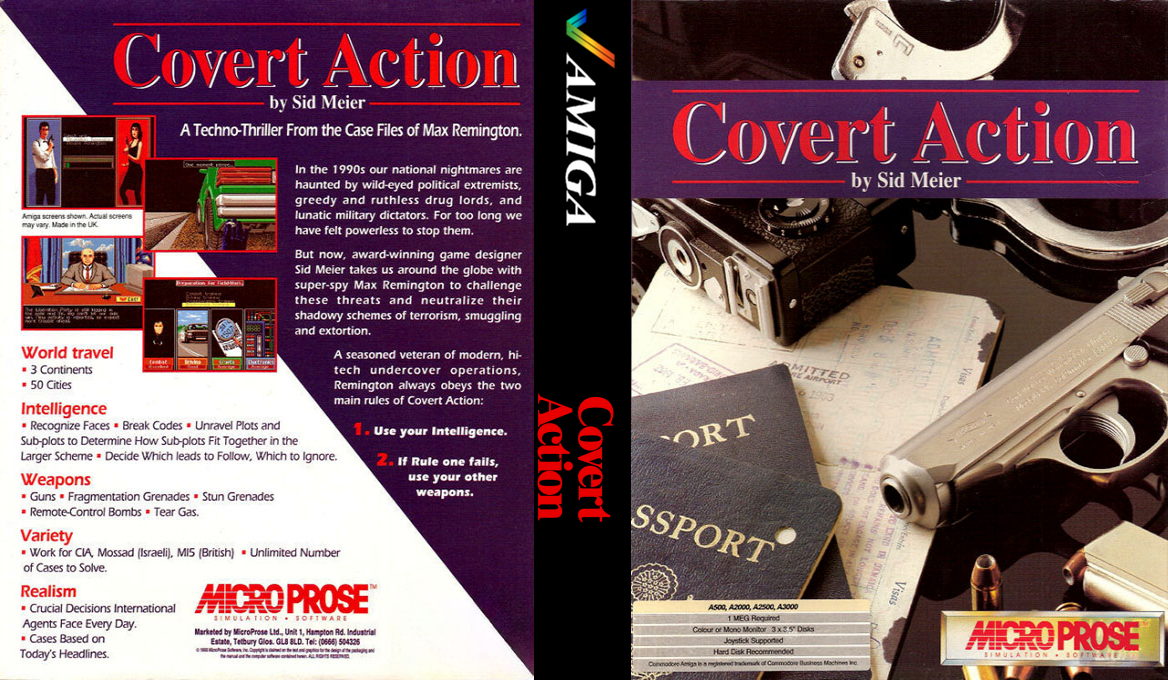 Covert Action — box-texture (US)