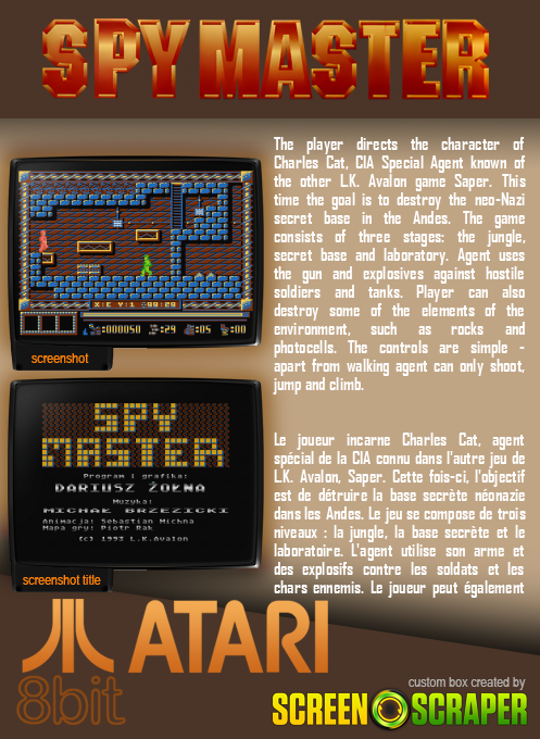 Spy Master — box-2D-back (SS)
