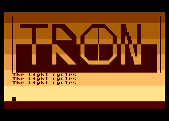 Tron - The Light Cycles — sstitle (WOR)