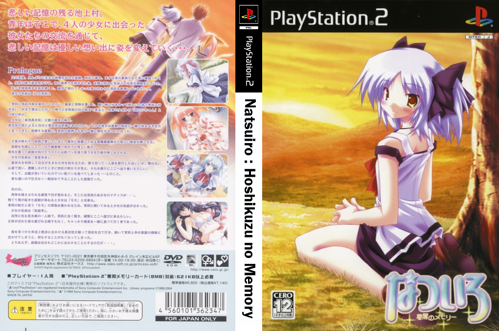 Natsuiro - Hoshikuzu no Memory — box-texture (JP)