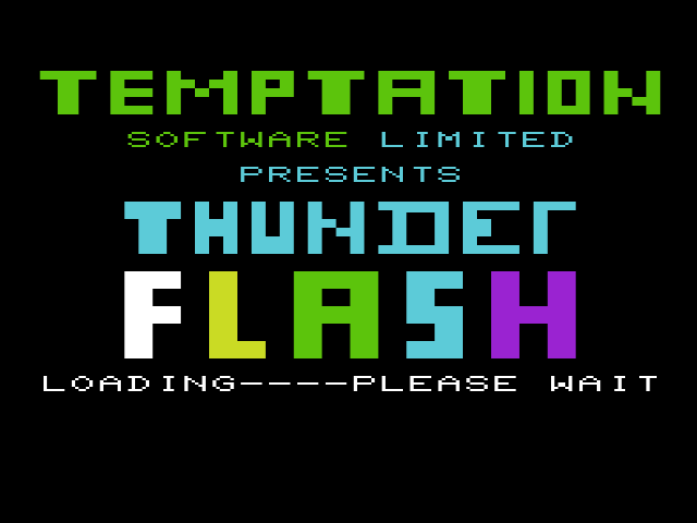 Thunder Flash — sstitle (WOR)