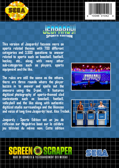 Jeopardy! Sports Edition — box-2D-back (SS)