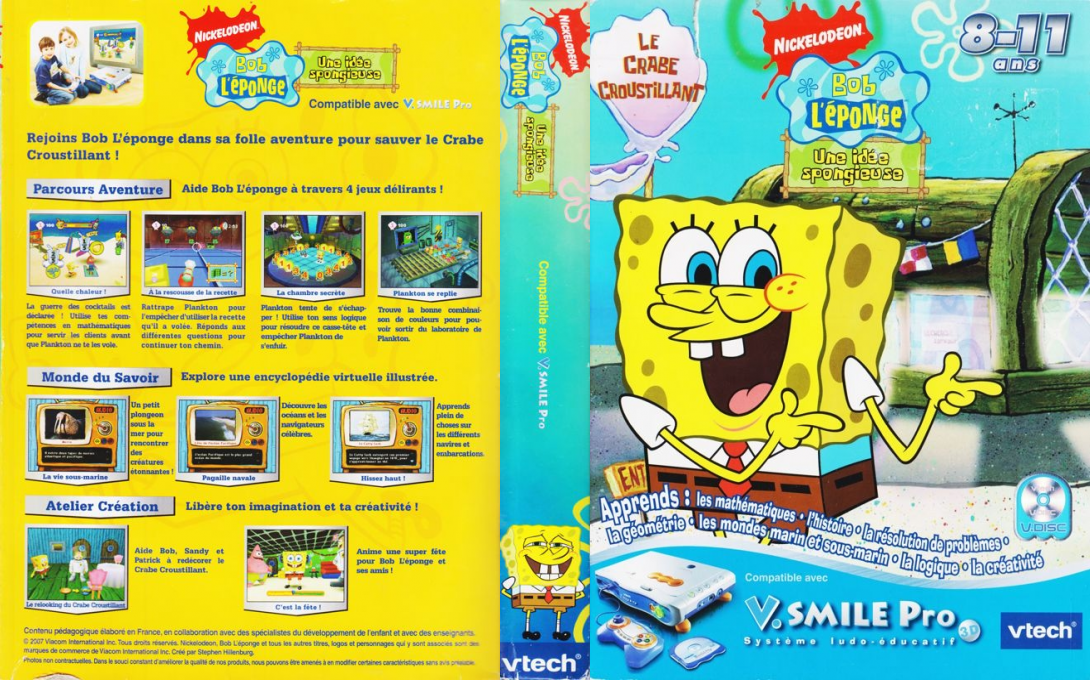 Nickelodeon SpongeBob SquarePants - Idea Sponge — box-texture (FR)