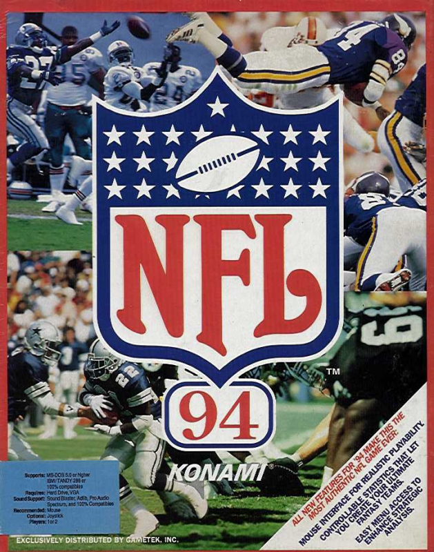 NFL 94 box art