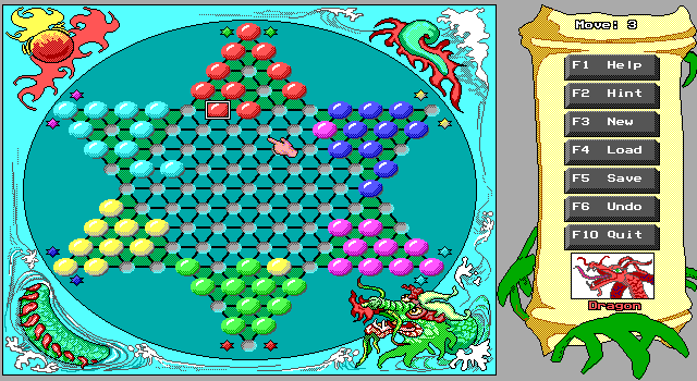 Deluxe Chinese Checkers — ss (WOR)