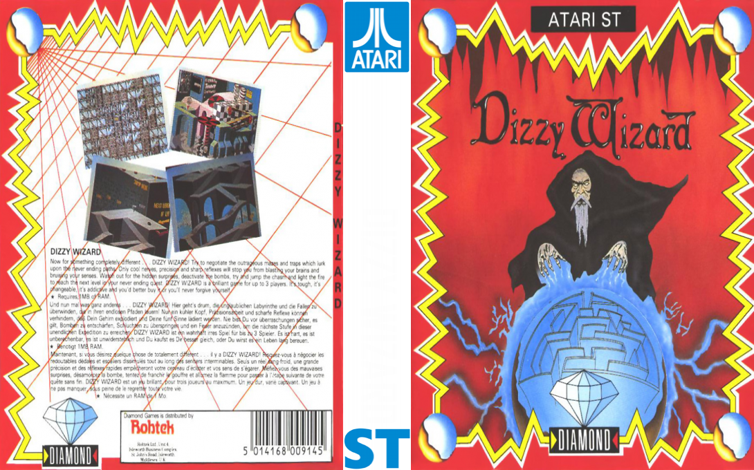 Dizzy Wizard — box-texture (EU)