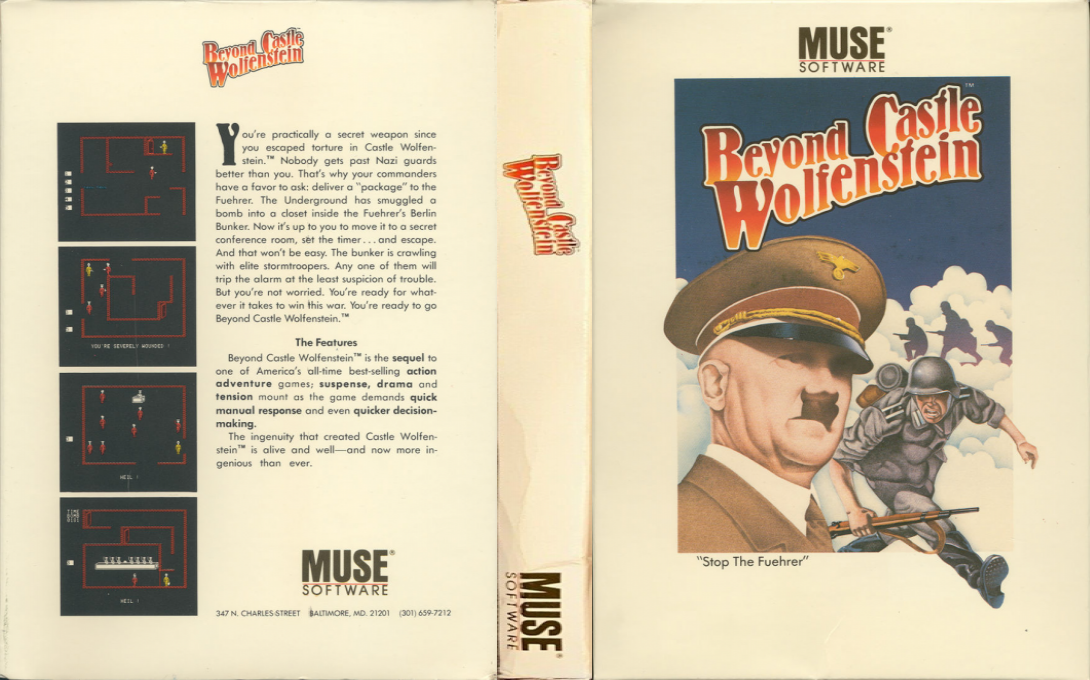 Beyond Castle Wolfenstein — box-texture (US)