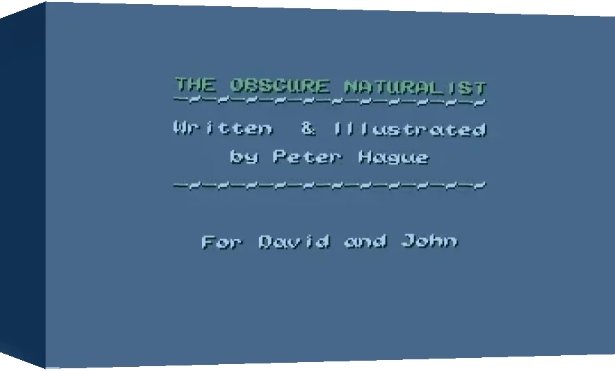 Obscure Naturalist, The — box-3D (WOR)