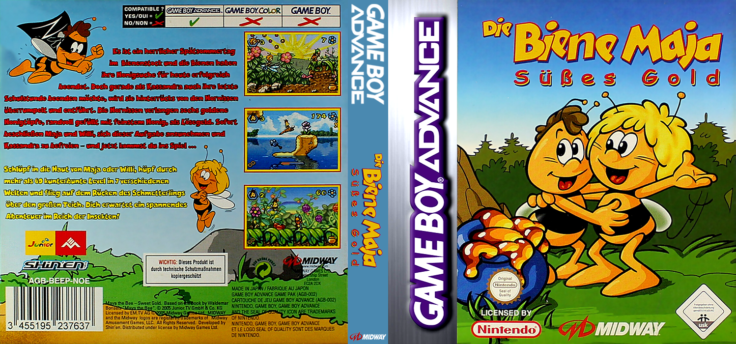 Maya The Bee - Sweet Gold — box-texture (EU)