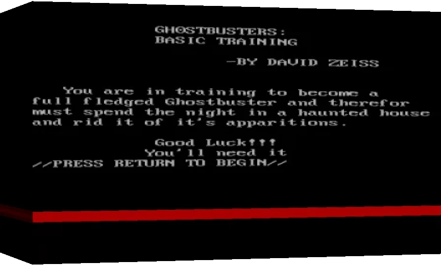 Ghostbusters : Basic Training — box-3D (WOR)
