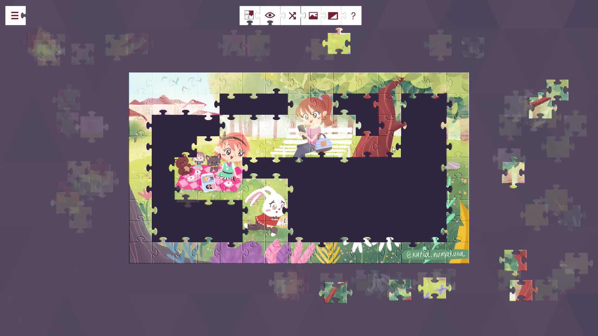 Alice In Wonderland : A Jigsaw Puzzle Tale — ss (WOR)
