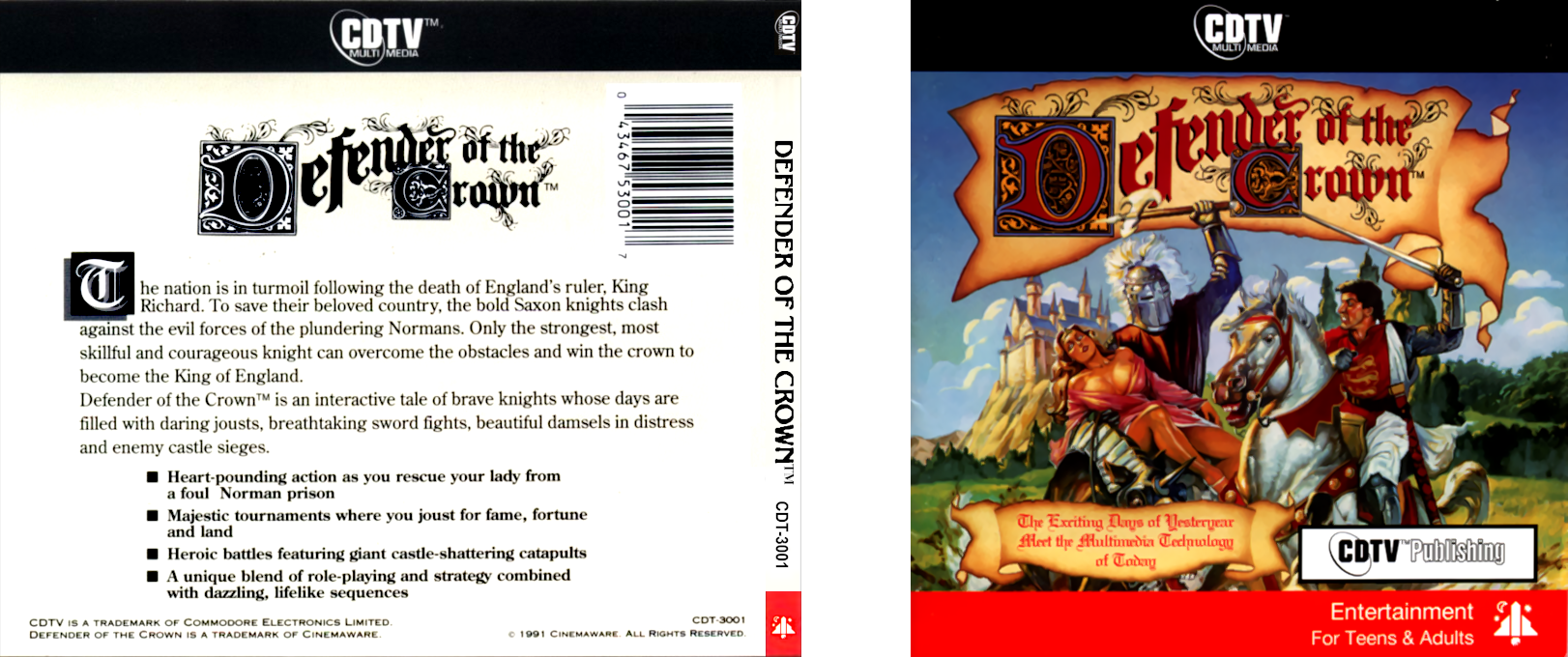 Defender of the Crown — box-texture (US)