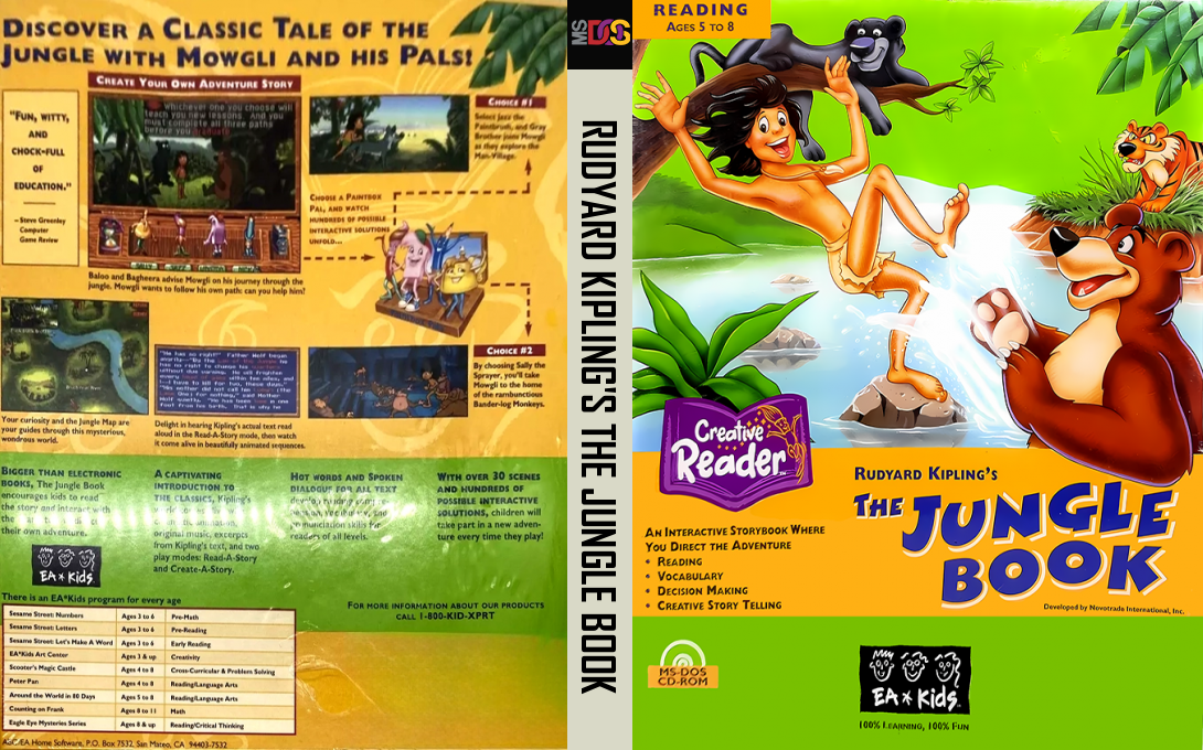 Rudyard Kipling's The Jungle Book — box-texture (US)