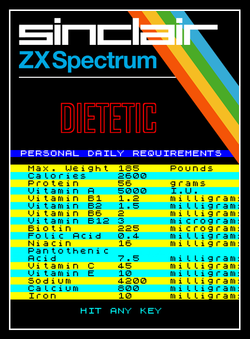 Dietetic box art