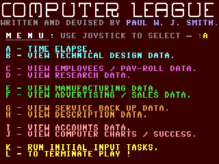 Computer League — ss (WOR)