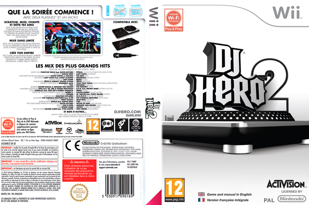 DJ Hero 2 — box-texture (FR)
