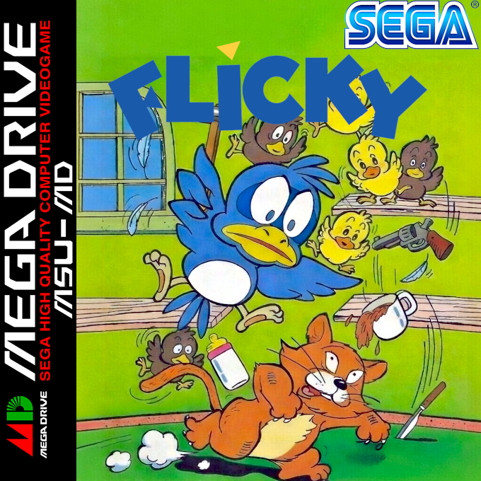 Flicky box art