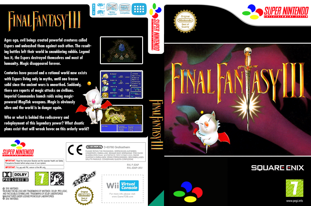 Final Fantasy 3 — box-texture (EU)