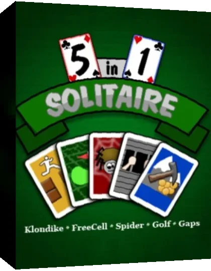 5 in 1 Solitaire — box-3D (EU)