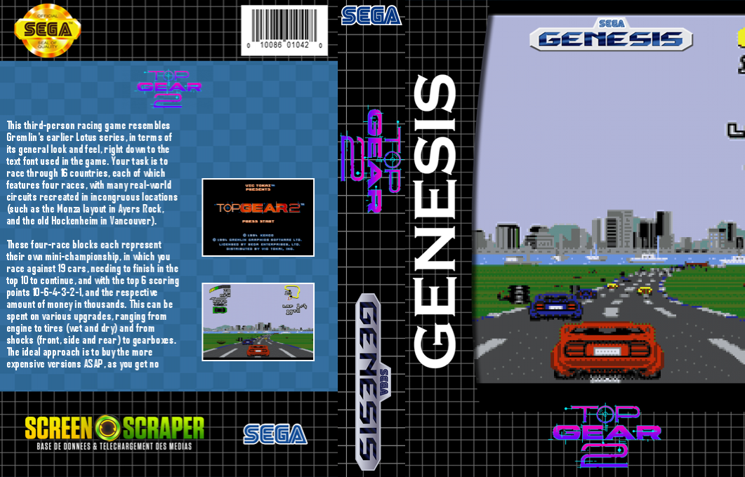 Top Gear 2 — box-texture (SS)