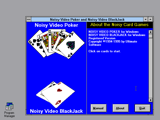 Noisy Video Poker and Blackjack — sstitle (WOR)